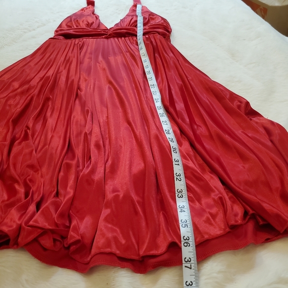 My Michelle Red Halter Top Dress - Picture 11 of 12